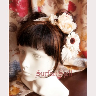 Rose & Chrysanthemum hairclip
